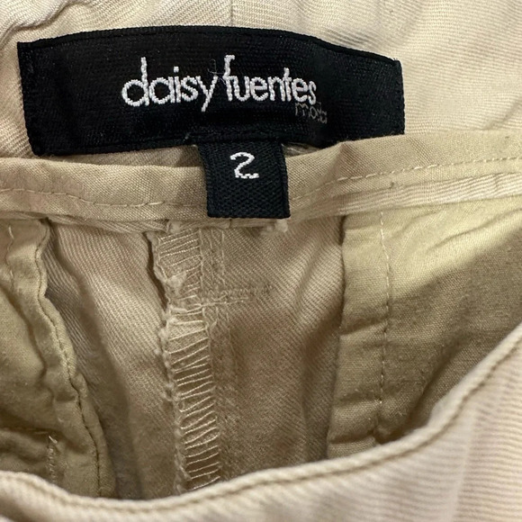 Daisy Fuentes Flared Embroidered Pants - Picture 2 of 4